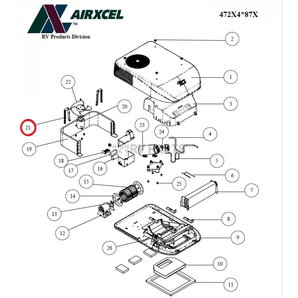Air Conditioner Shroud 47233511